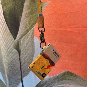 Card wallet with strap